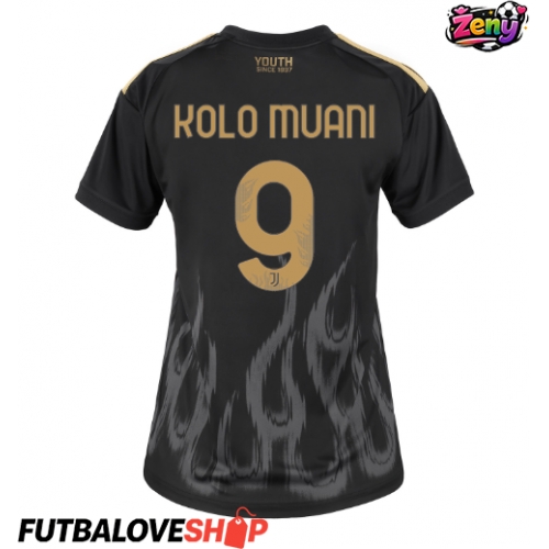Dres Juventus Randal Kolo Muani #9 Tretina pre Ženy 2026-27 Krátky Rukáv